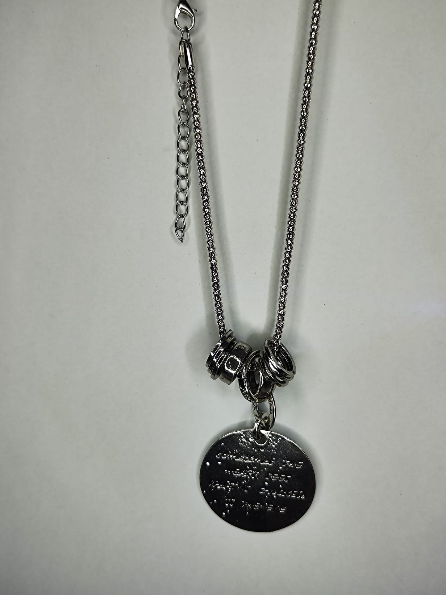 Collar Medallia (plateado)