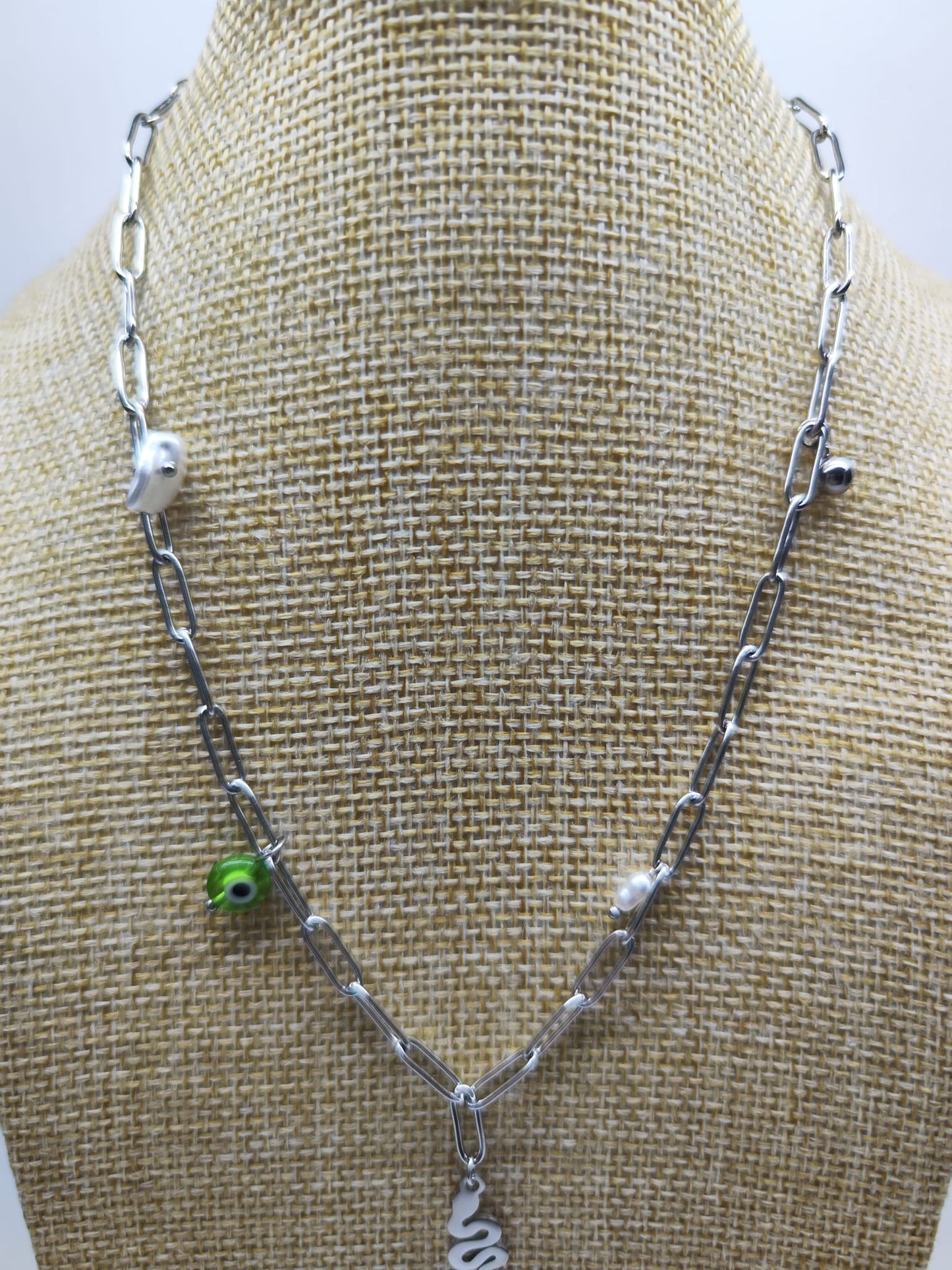 Collar acero - Serpiente