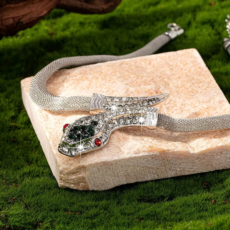 Elegante Vintage Schlangenkette