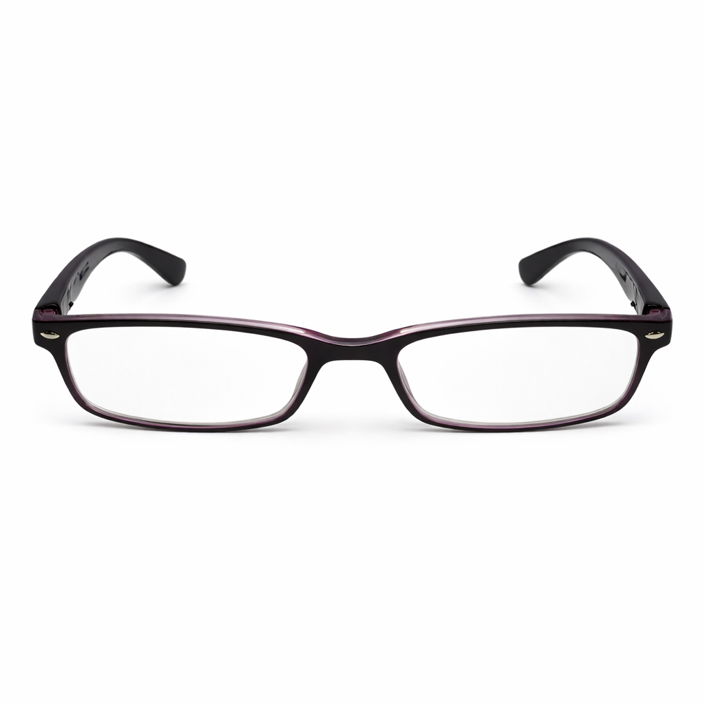 Gafa de lectura (malva y negro) +4.0