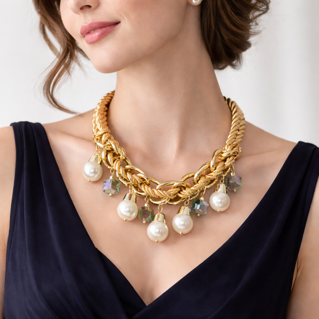 Collar Party (marron)