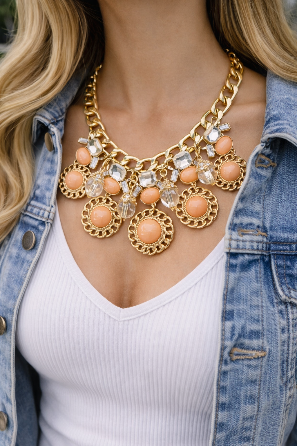 Collar "verano" rosa