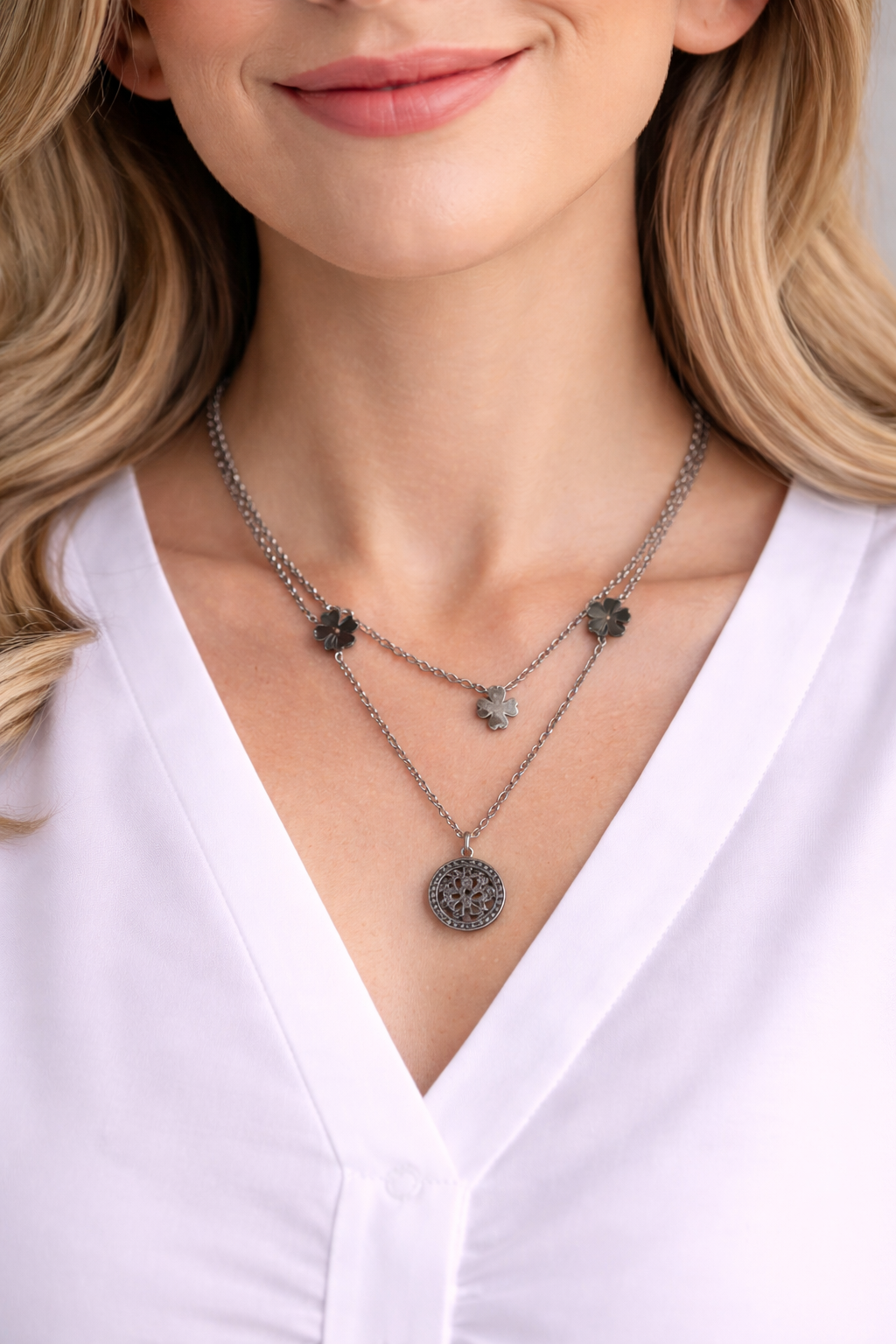 Collar de acero - Medallion