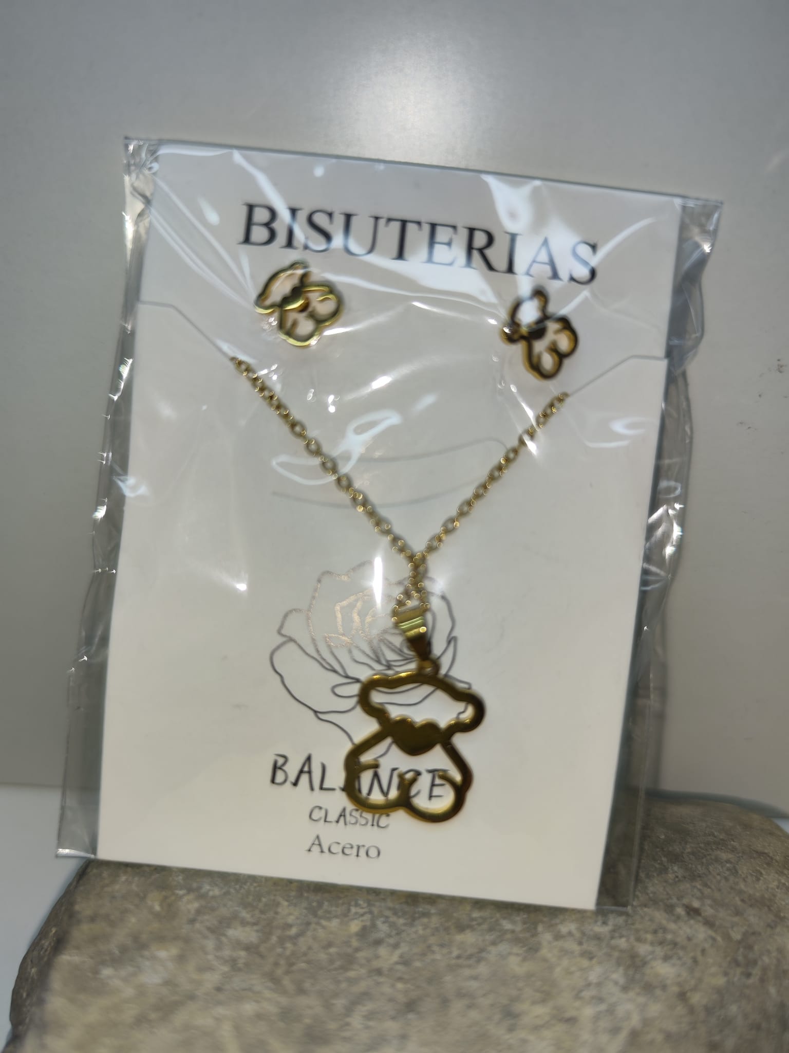 Stahlset – Goldener Bär