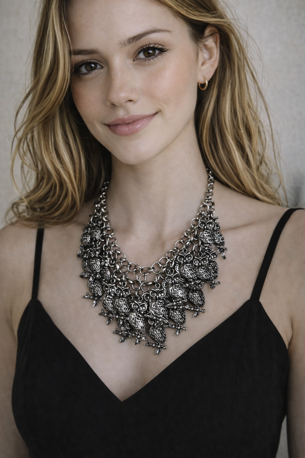 Eulenhalskette (silber)