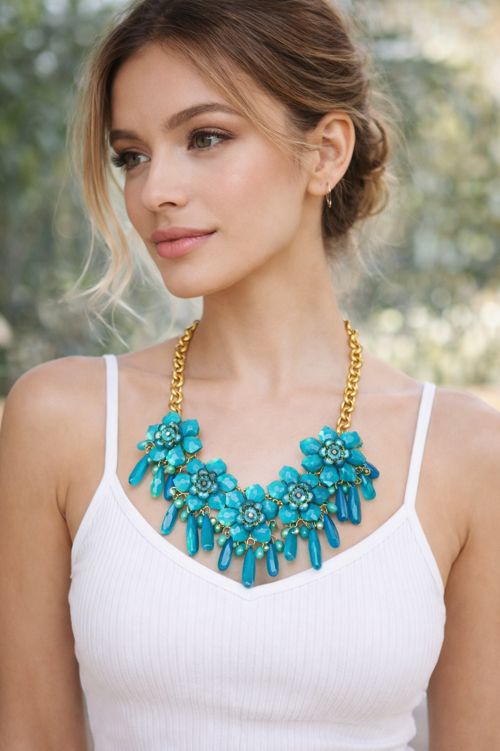 Collar Cordoba turquesa