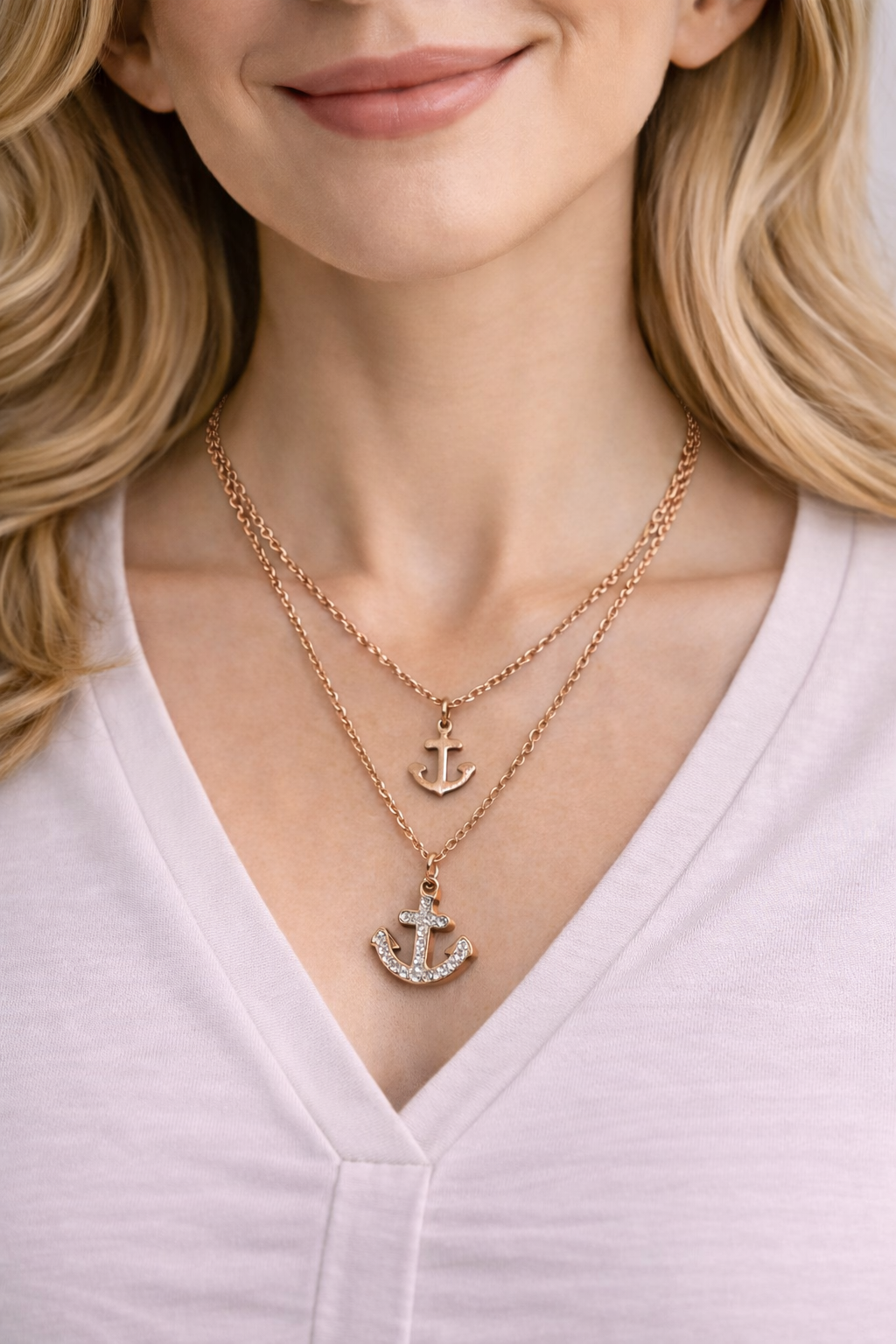 Collar de acero - Doble Ancla