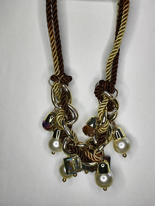 Collar Party (marron)