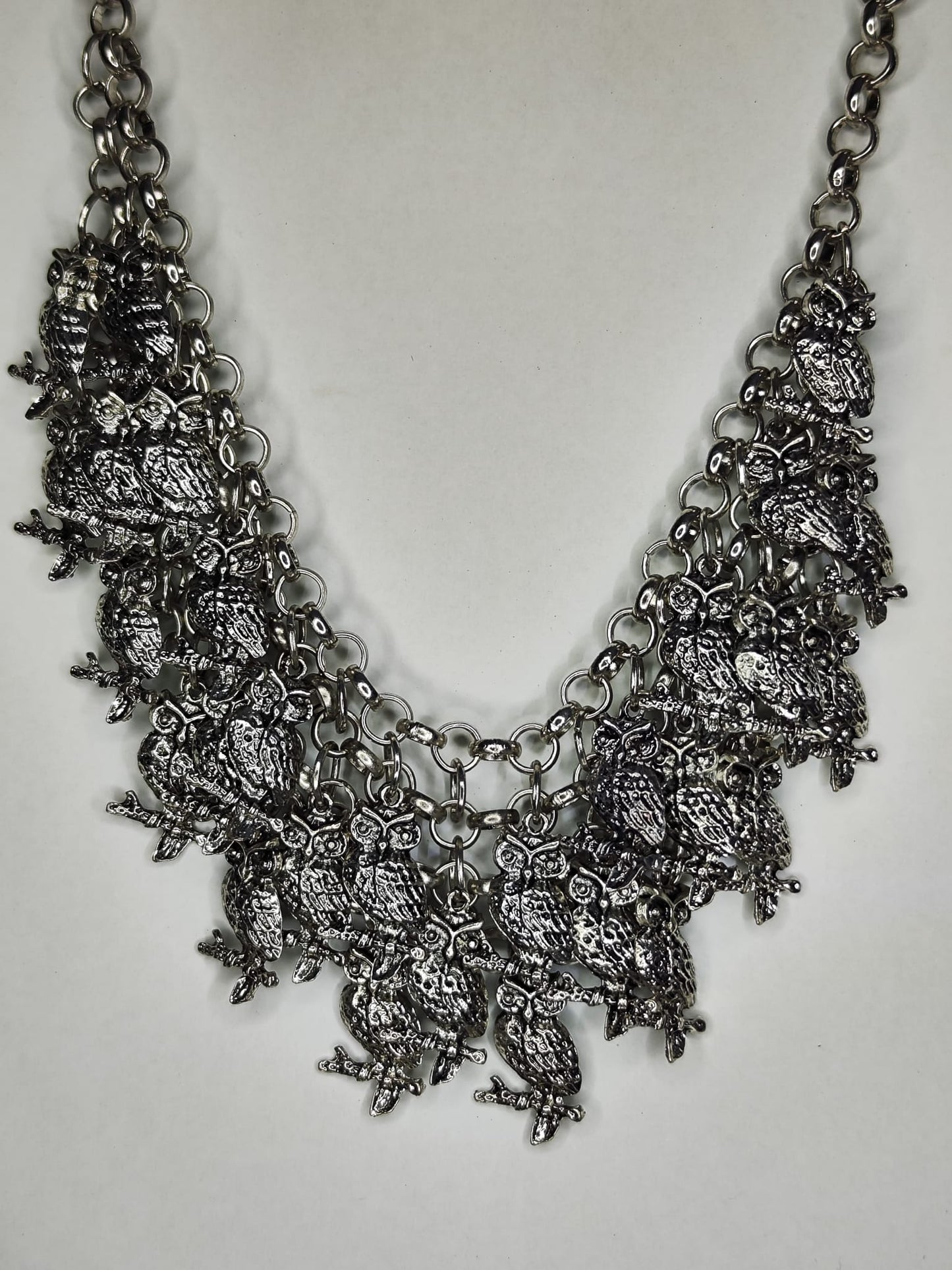 Collar Buho (plateado)