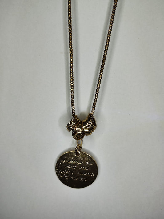 Collar Medallia (dorado)