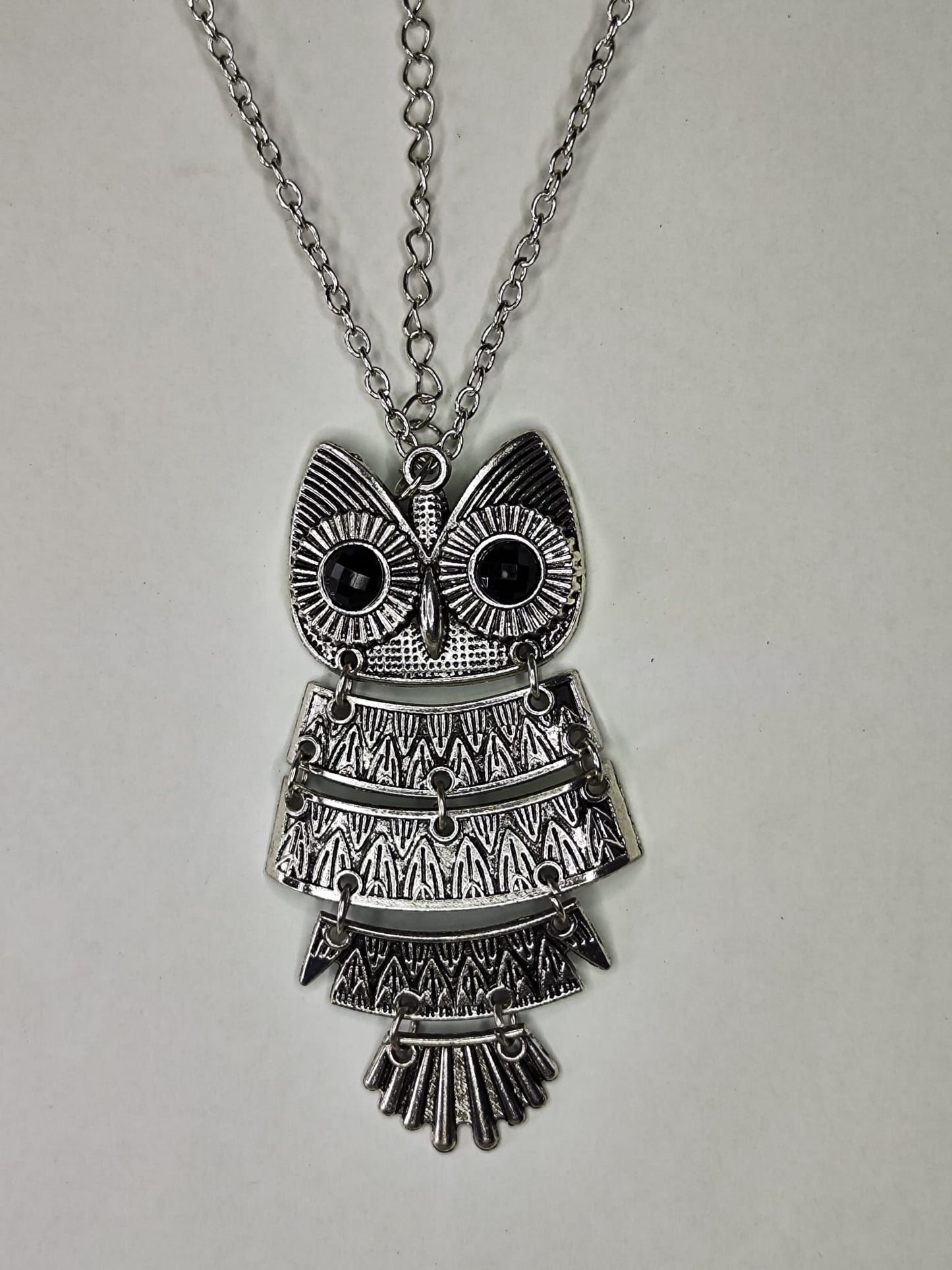 Collar Buho (plateado)