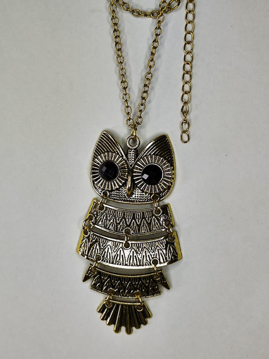 Collar Buho (dorado)