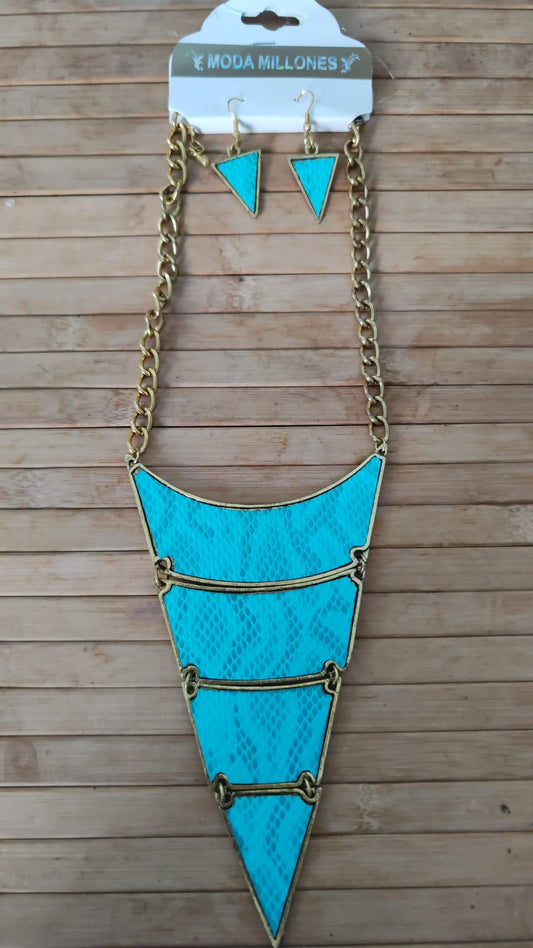 Conjunto turquesa