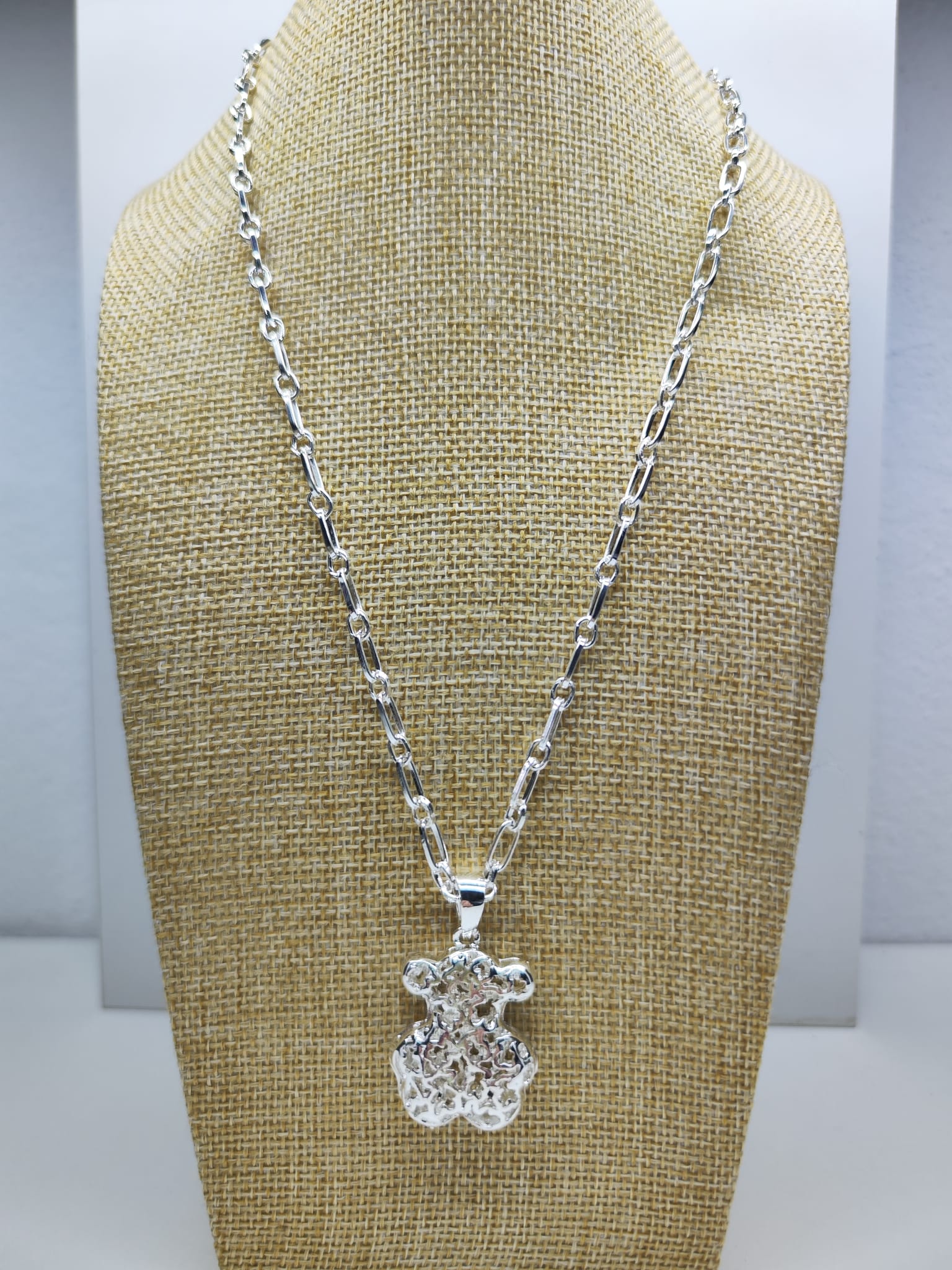 Halskette mit Bärenanhänger (klein)