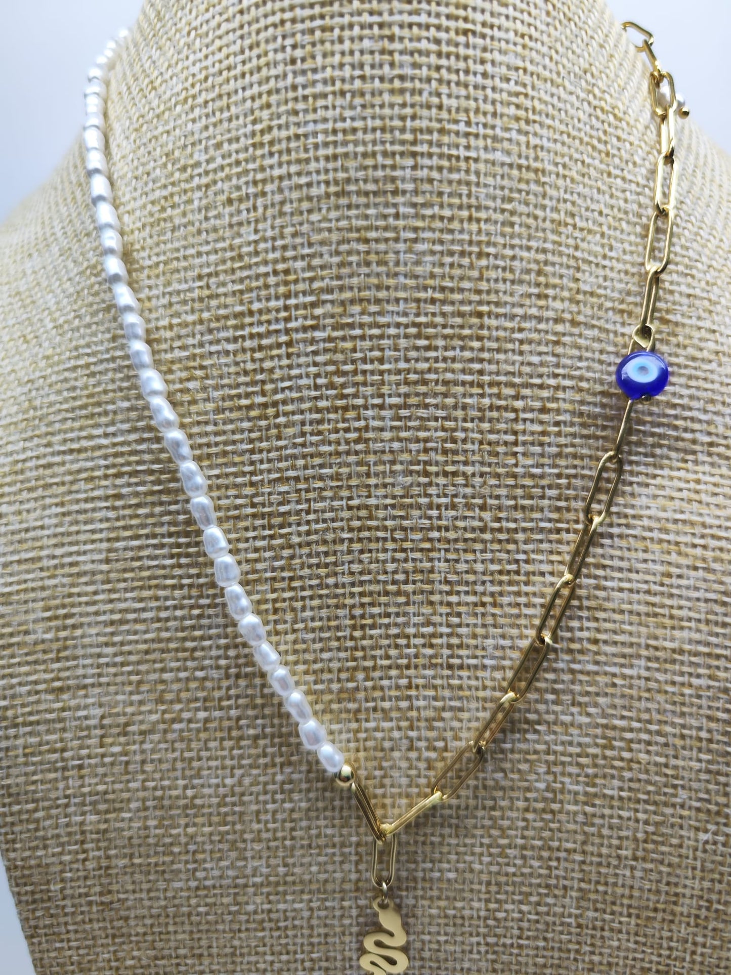 Collar acero - Serpiente