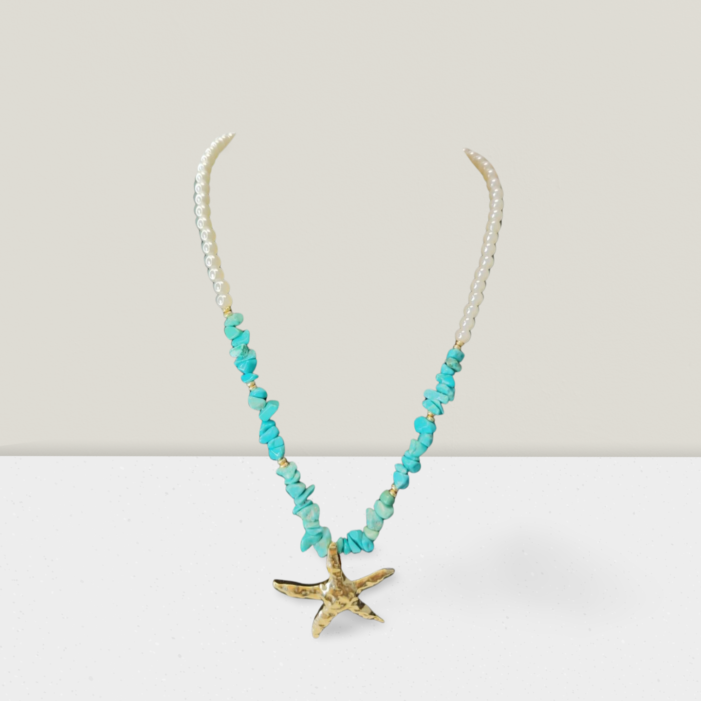 Collar mar turquesa