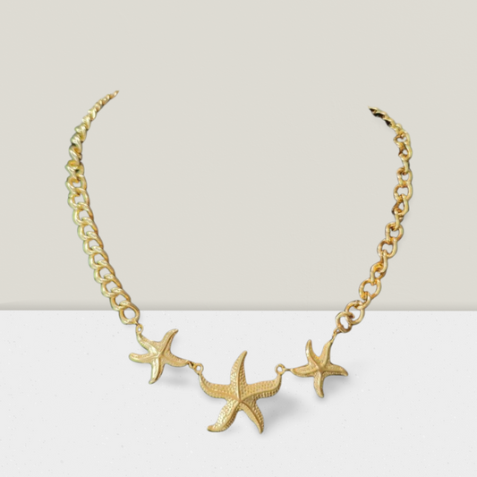 Collar acero - 3 estrellas