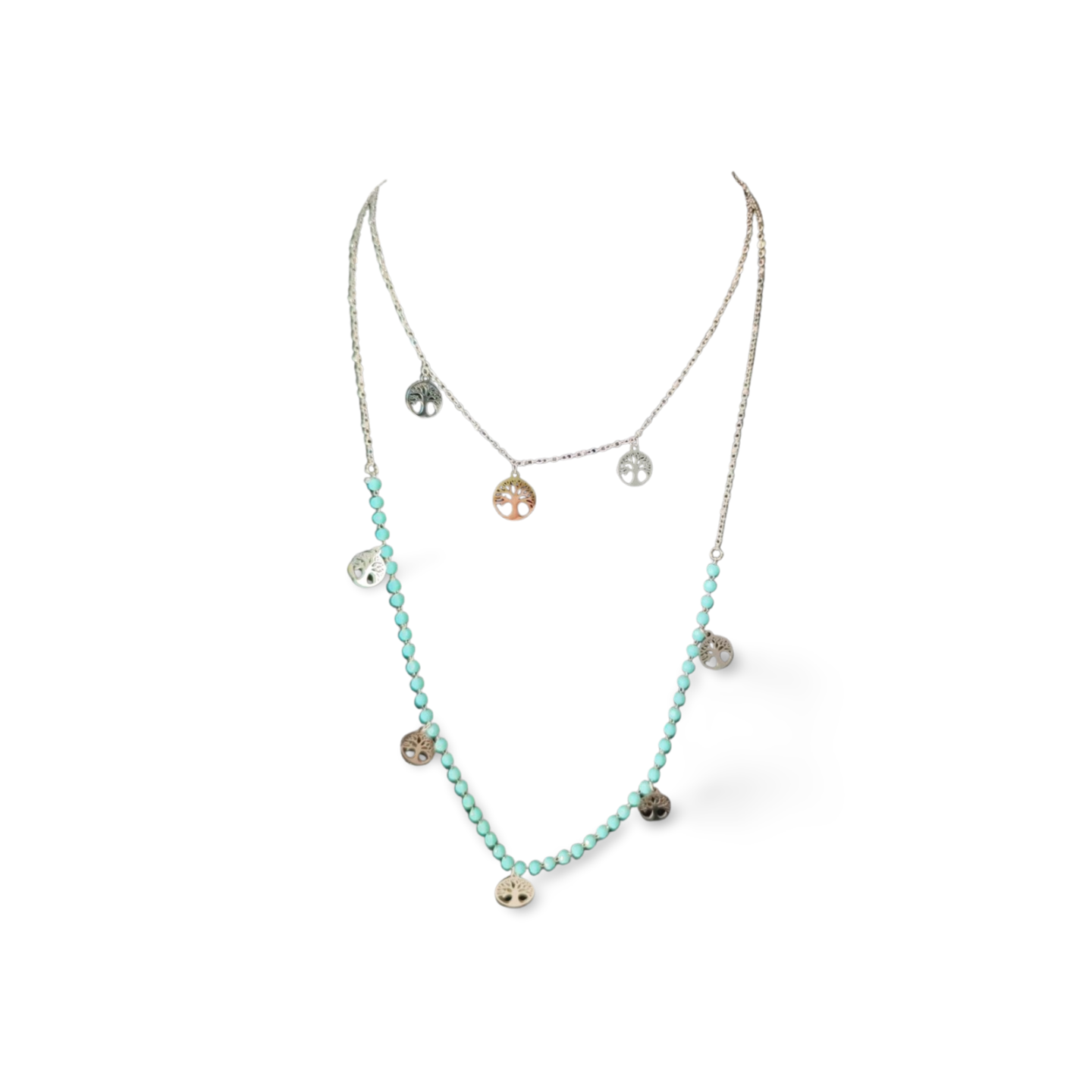 2-in-1-Halskette – Medaillon