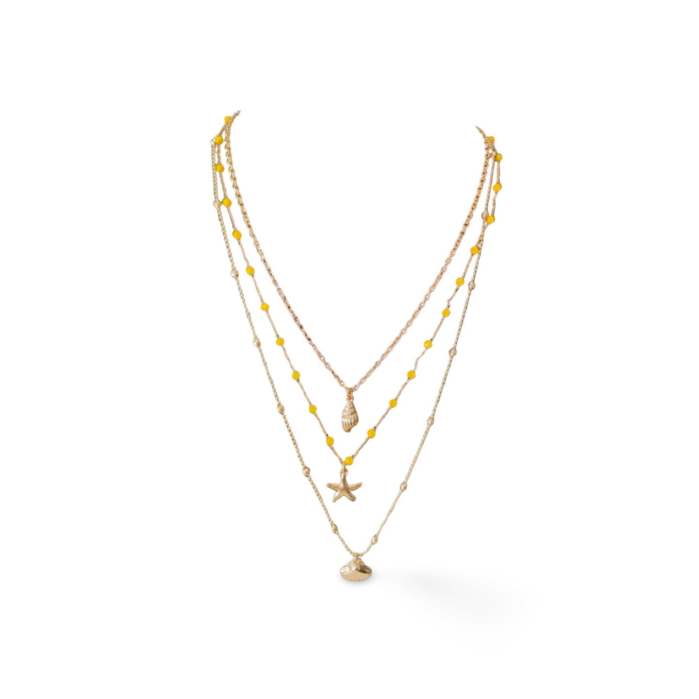 2-in-1-Halskette – Meeres-Set