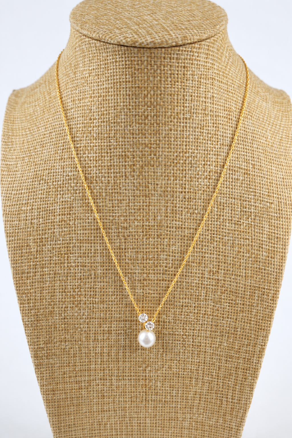 Stahlkette - Perle &amp; Stein