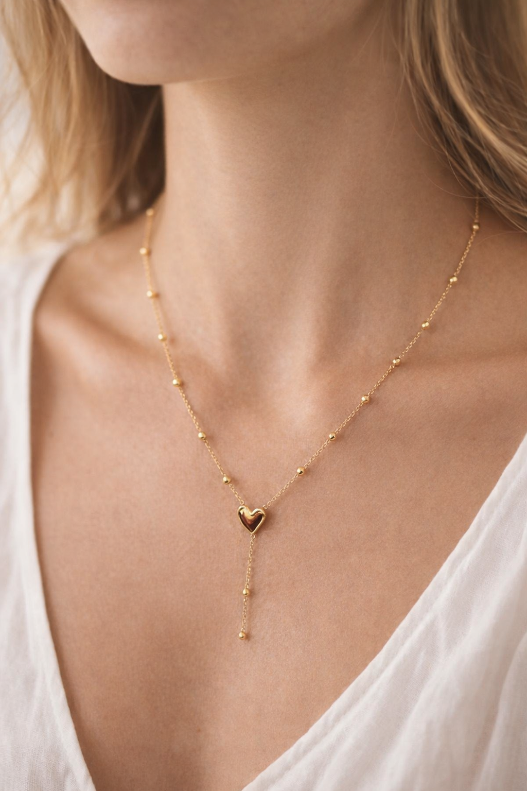 Collar de acero - Corazon Y