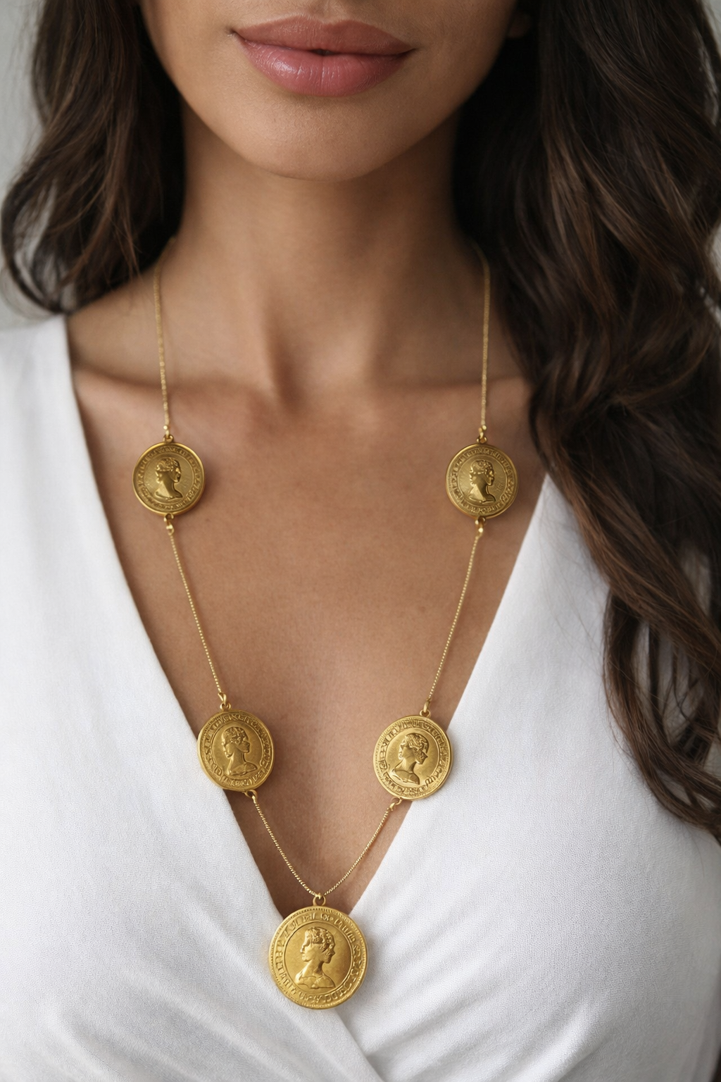 Collar de acero - Ensemble de medallón