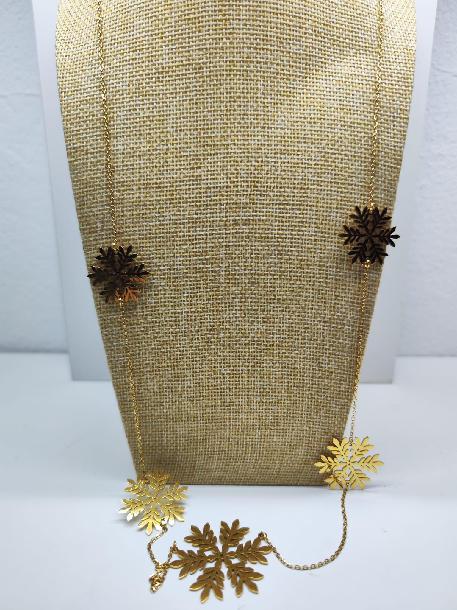 Collar de acero - Copo de nieve