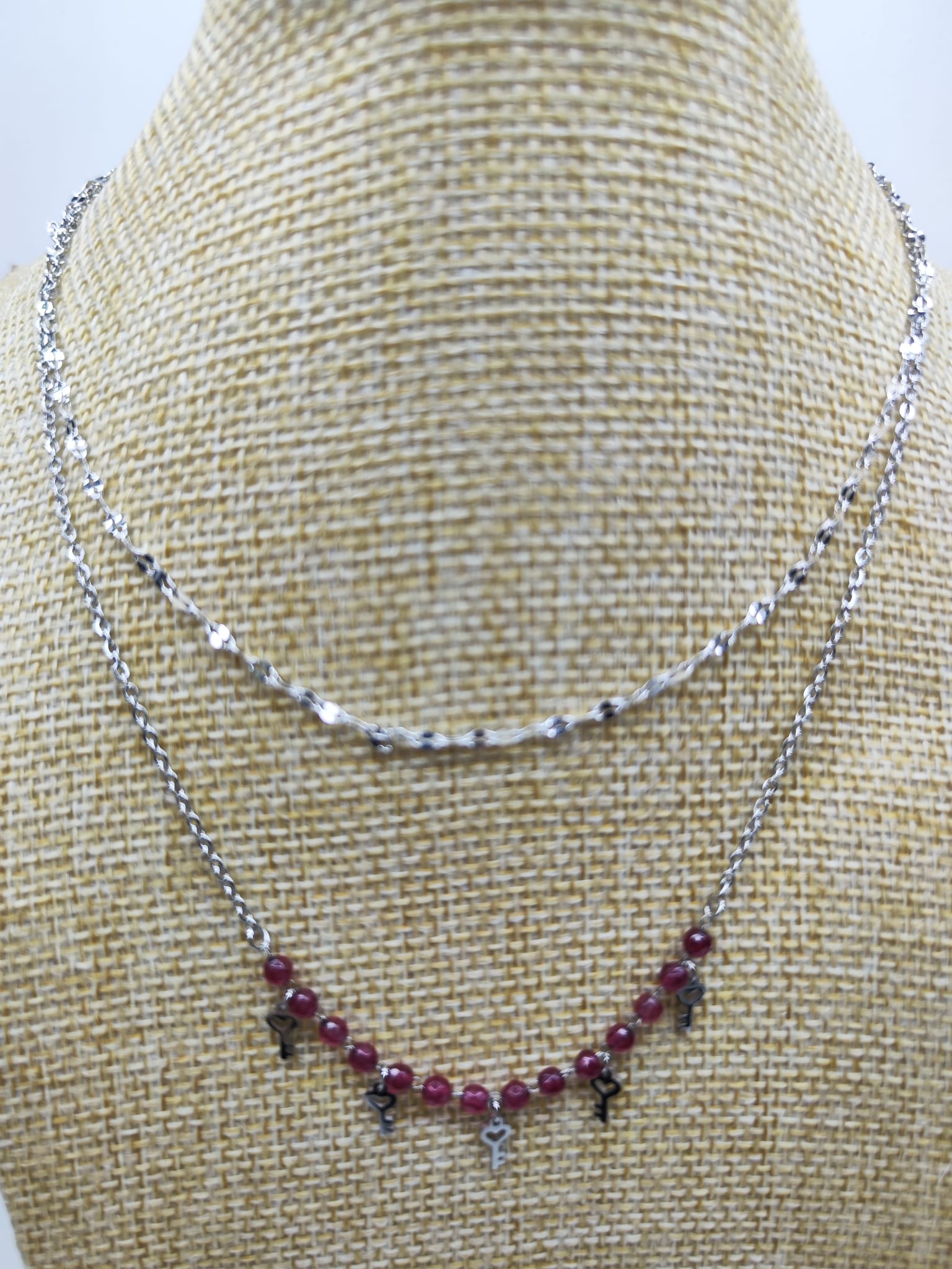 Stahlkragen - Doppelt rot