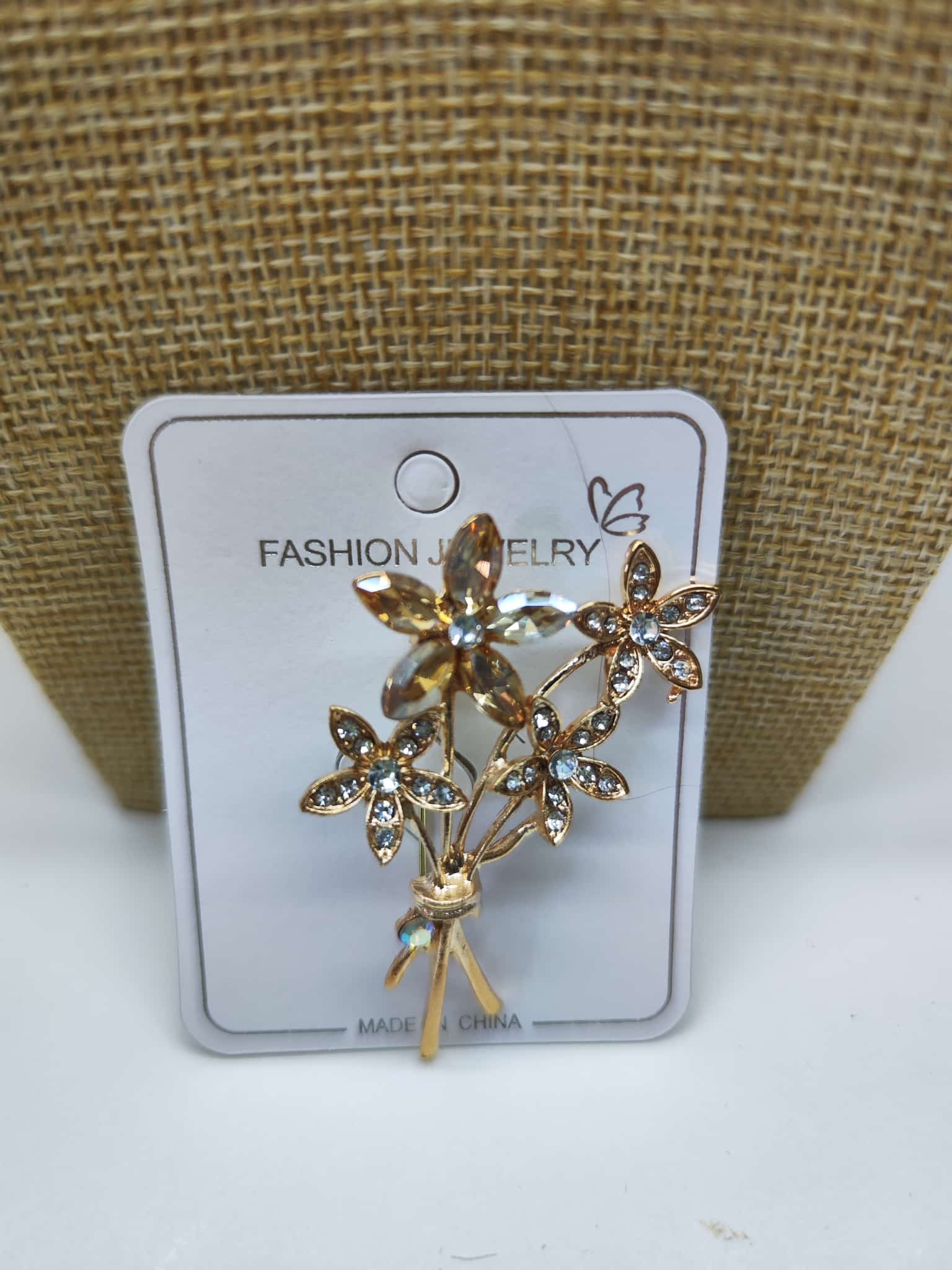 Broche - Flores amarillo
