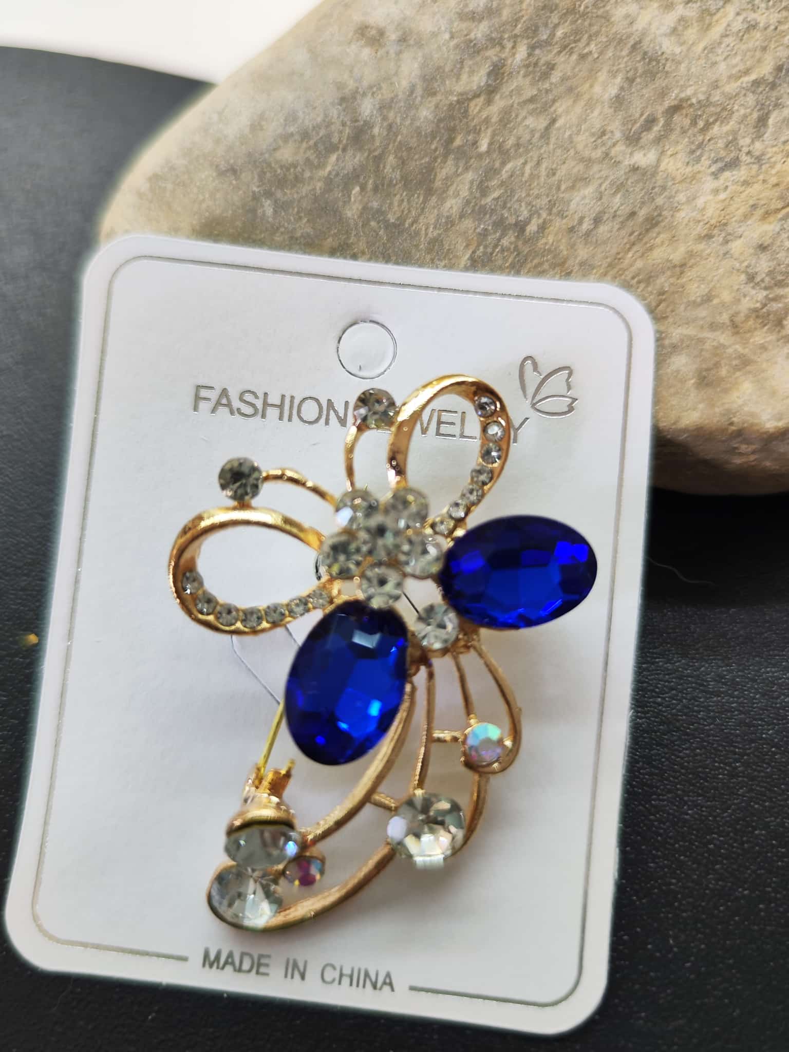 Broche - Mariposa azul