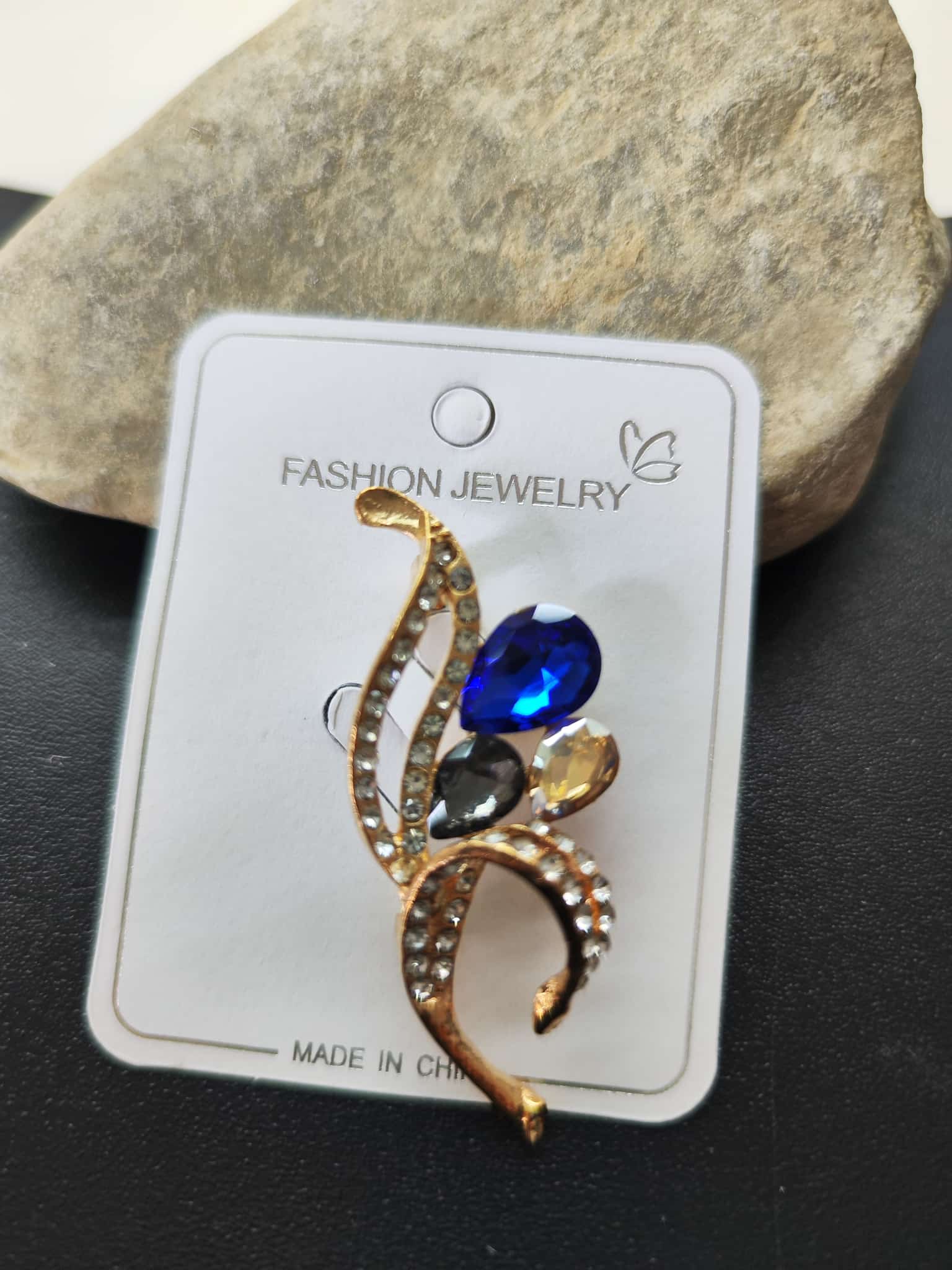 Broche - Hoja multicolor