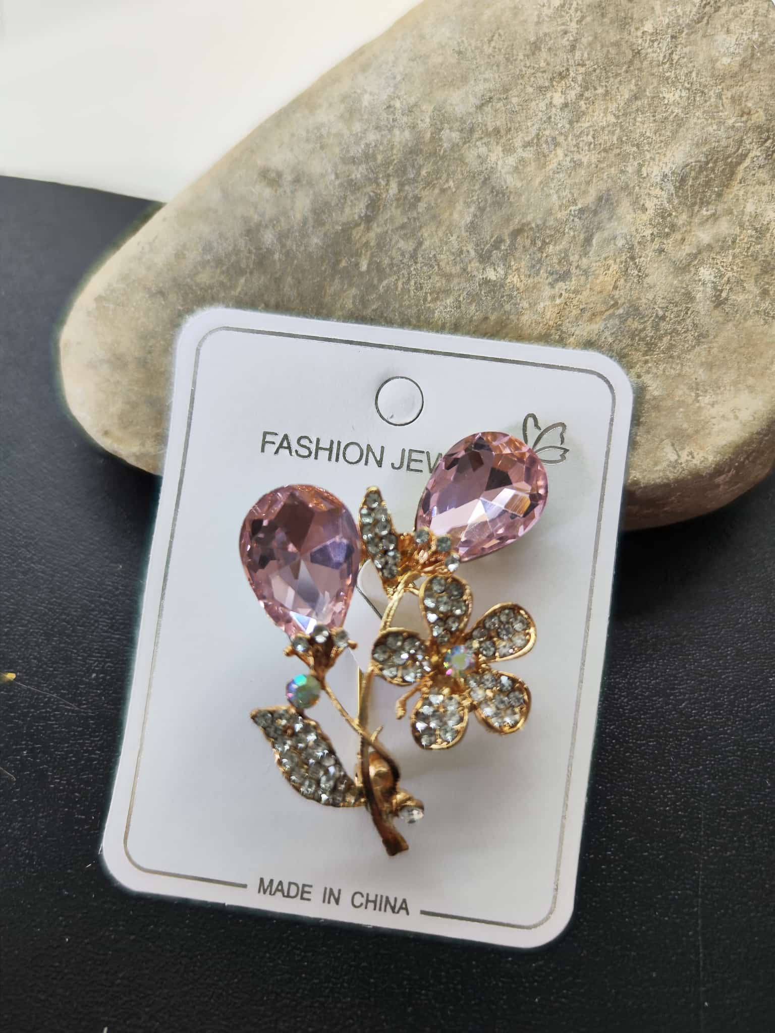 Broche - Big Flower rosa