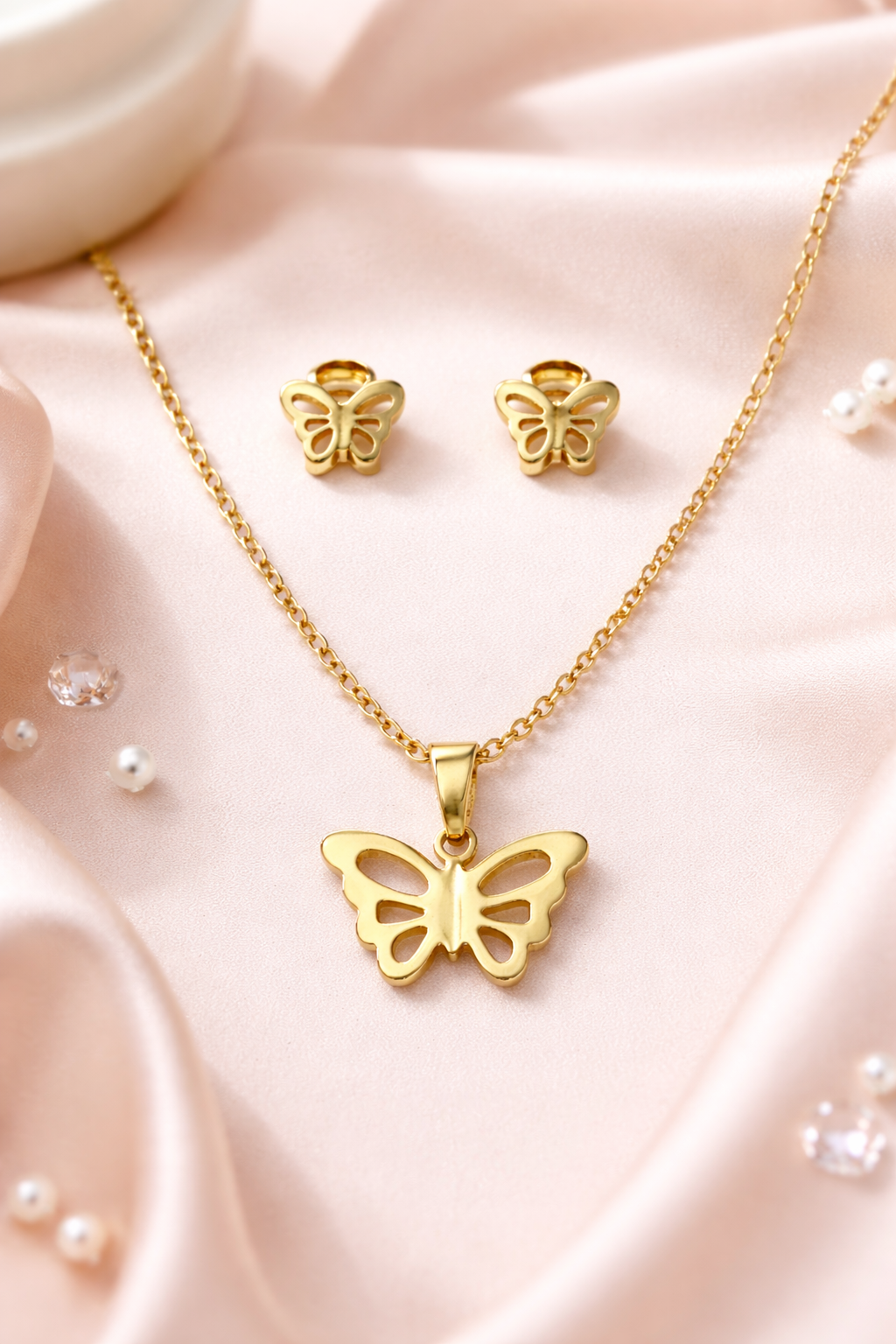 Conjunto dorado - Mariposa