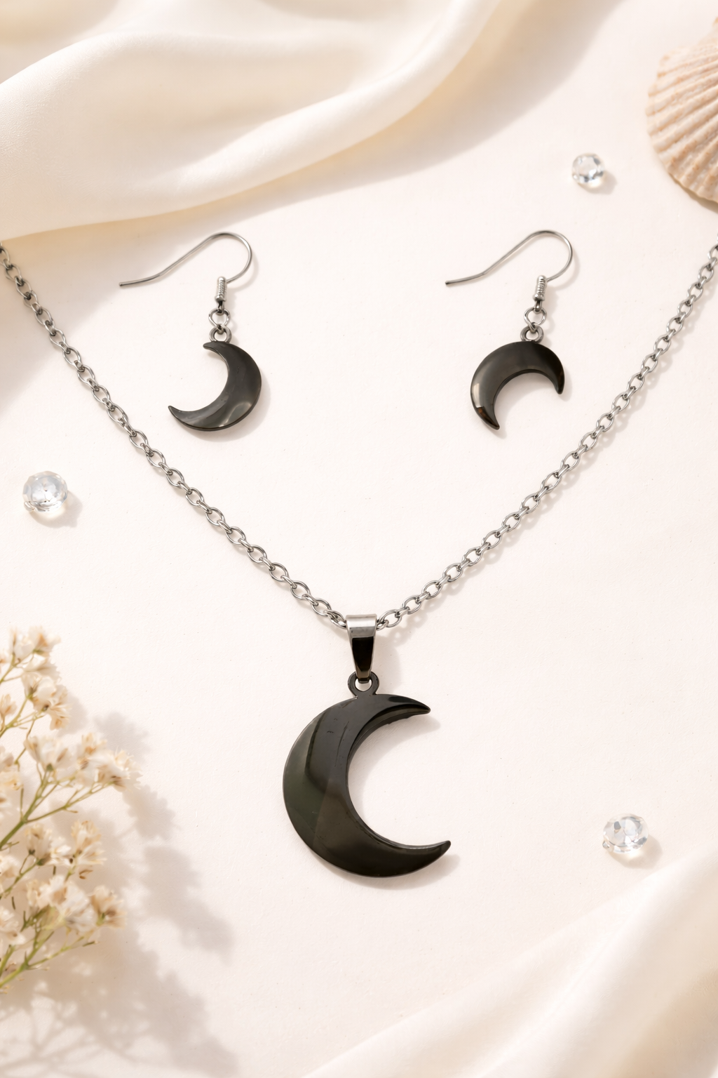 Conjunto plateado - Luna