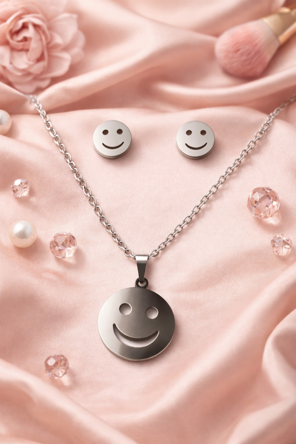 Conjunto plateado - Smile