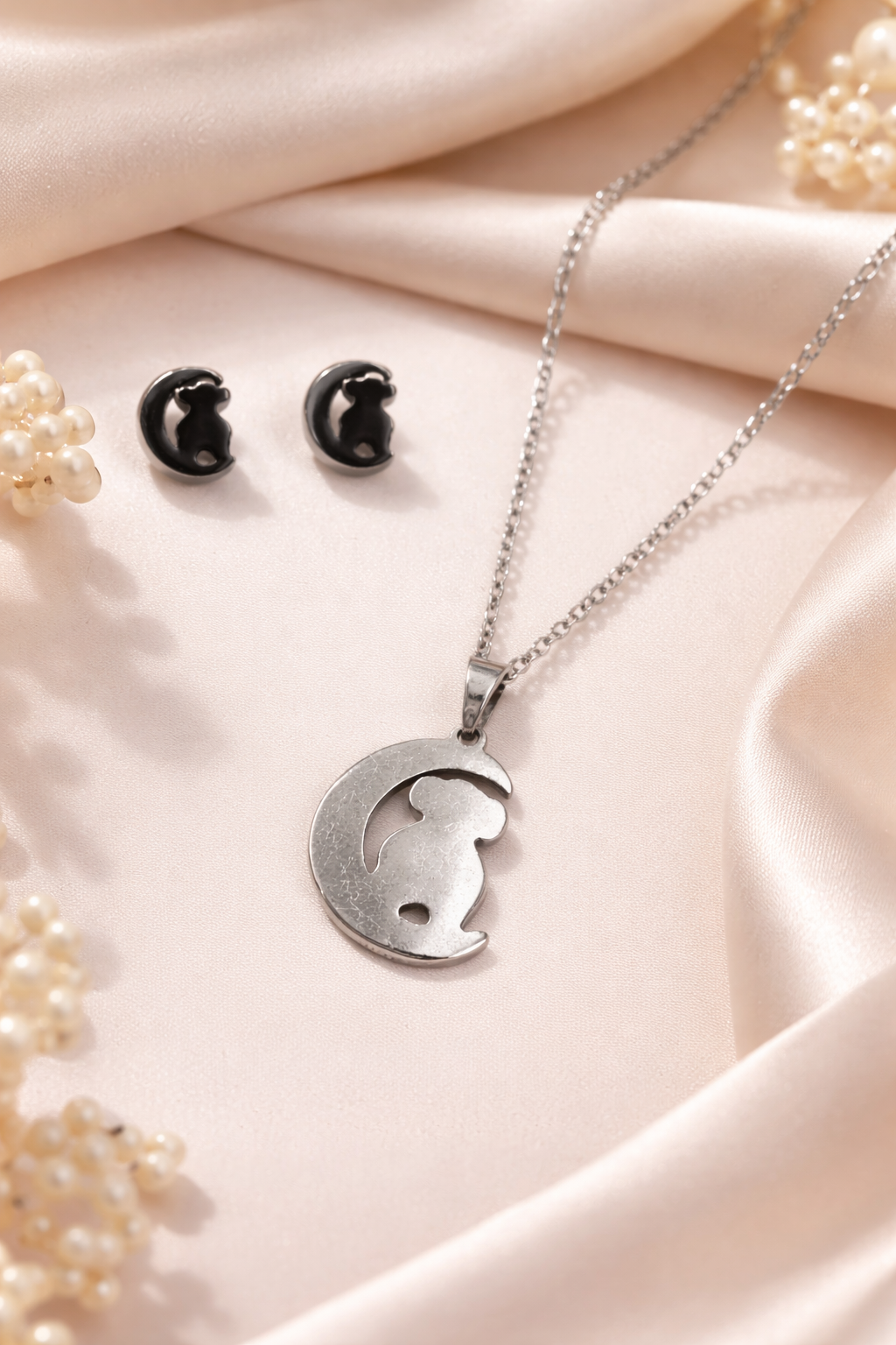 Conjunto acero - Oso Luna