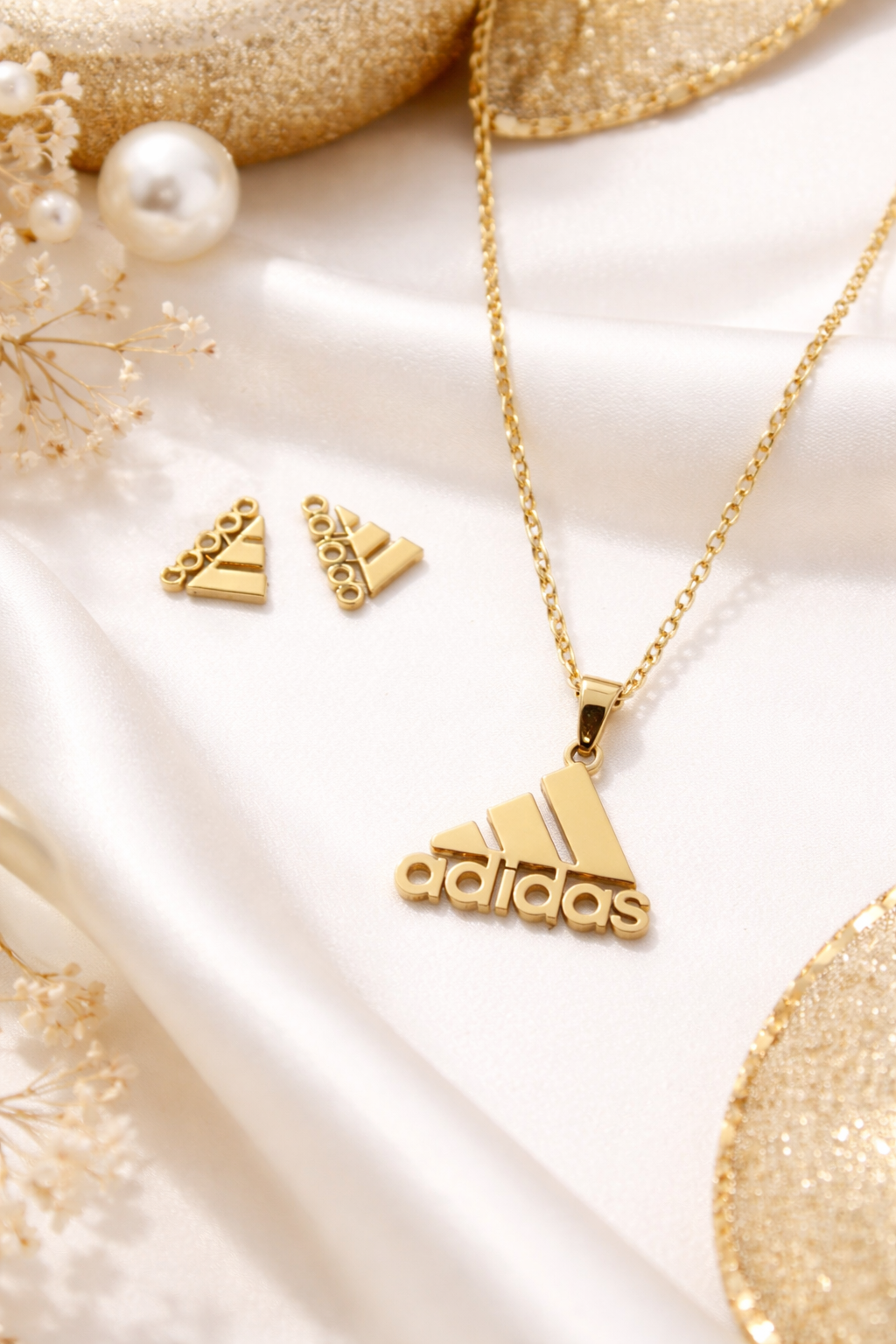 Conjunto acero - Adi dorado