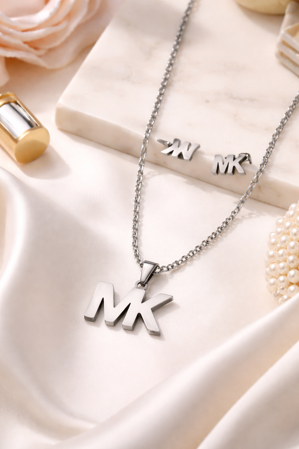 Conjunto plateado - MK