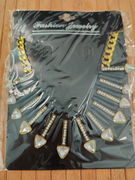 Collar cristal negro