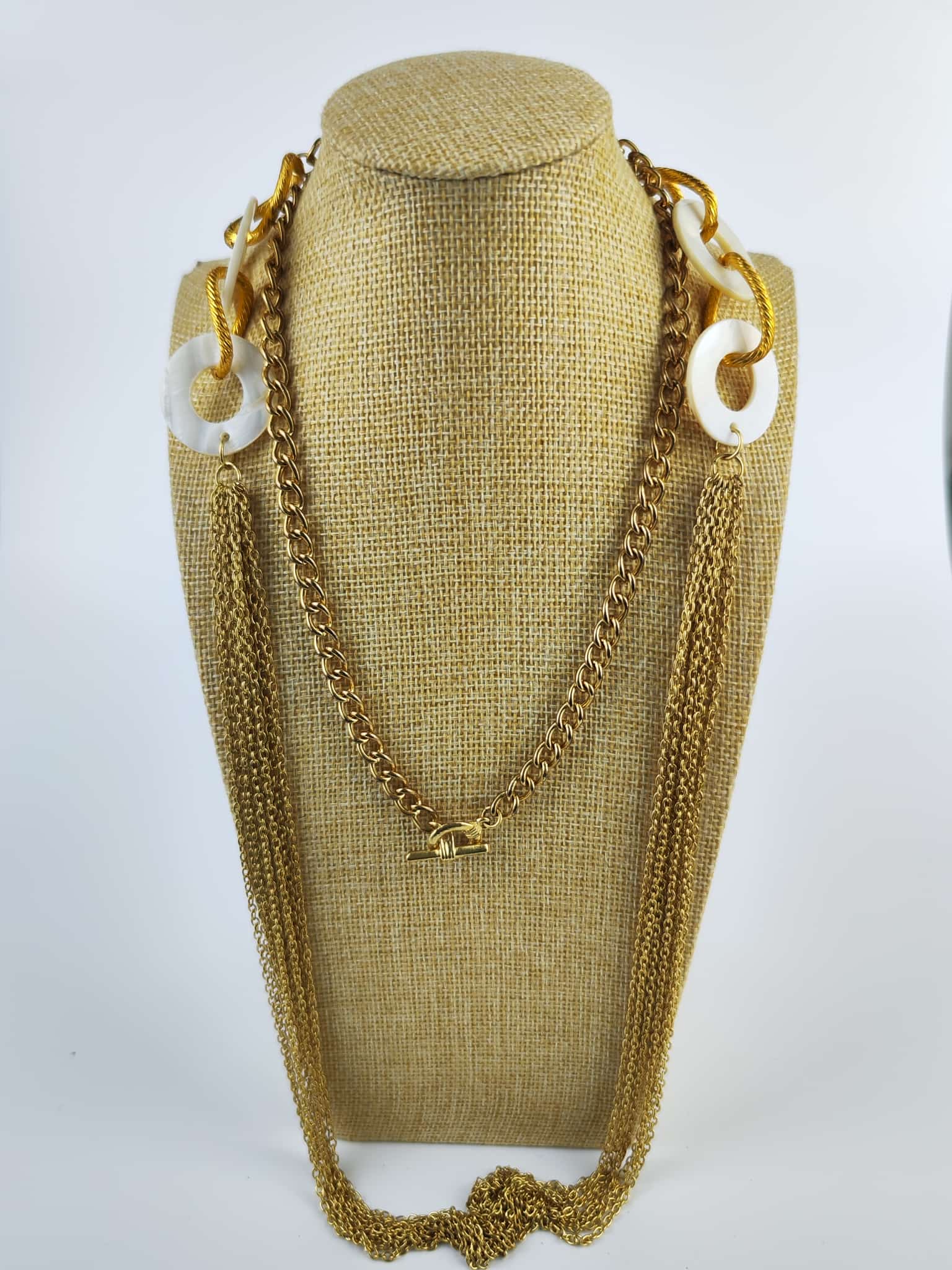 Lange Halskette – Klassisches Gold