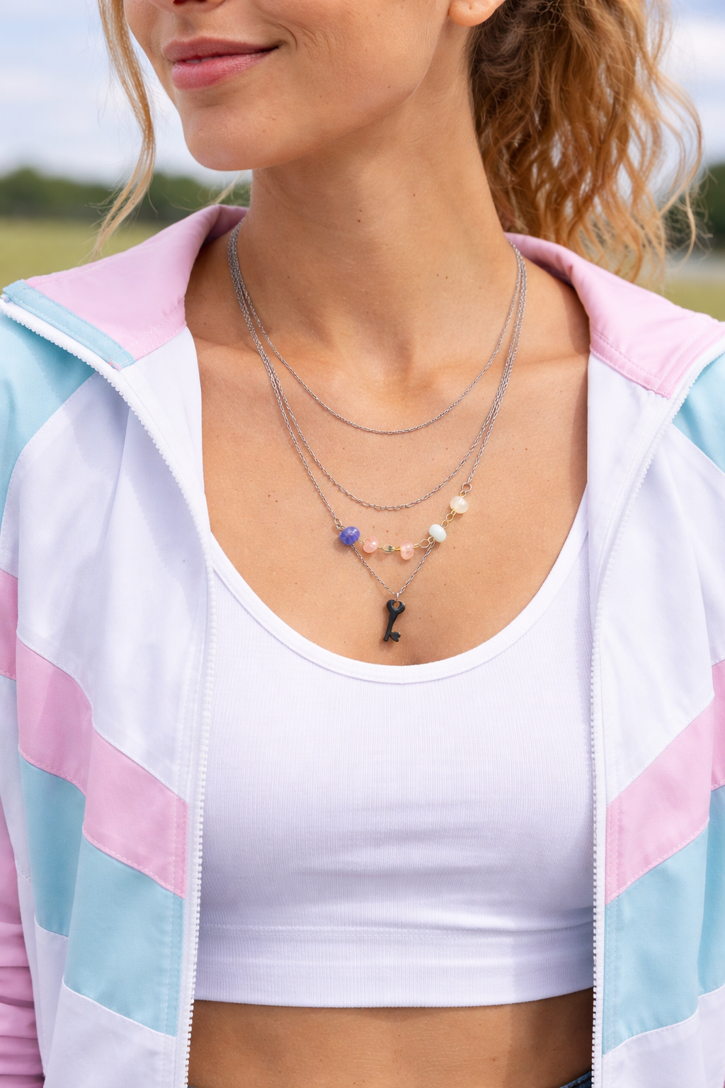 Collar de acero - Triple llave