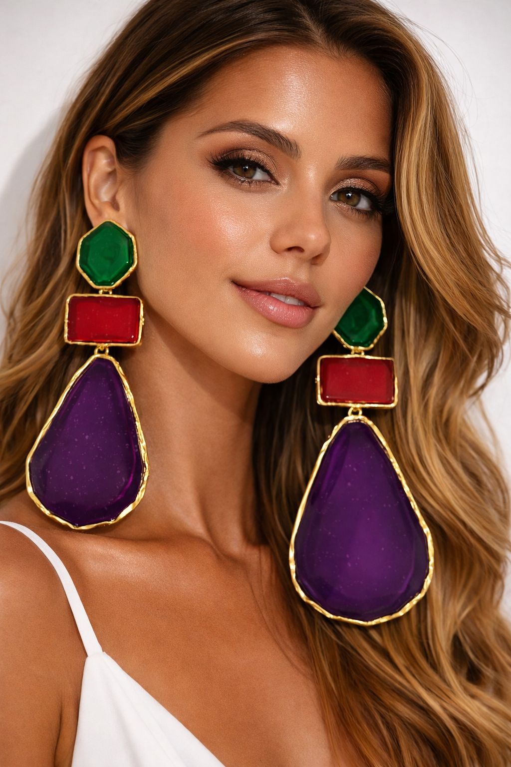 Pendientes - Triple colores