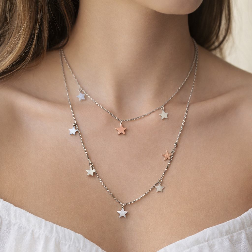 Collar 2 en 1 - Estrellas