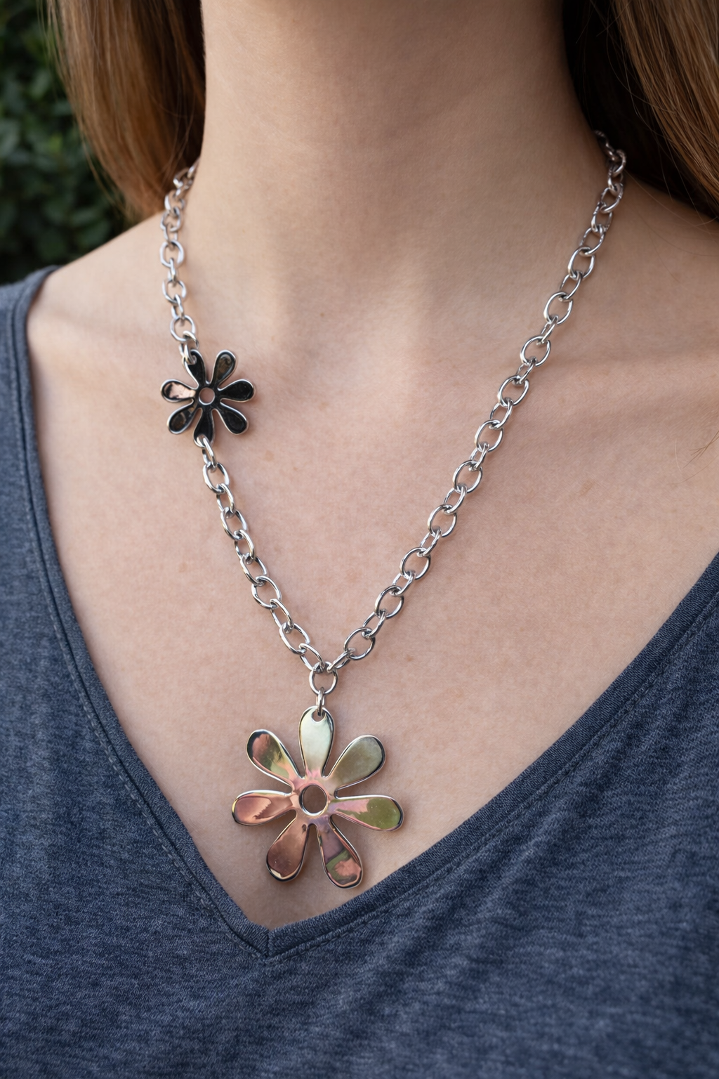 Collar larga - Fores dople